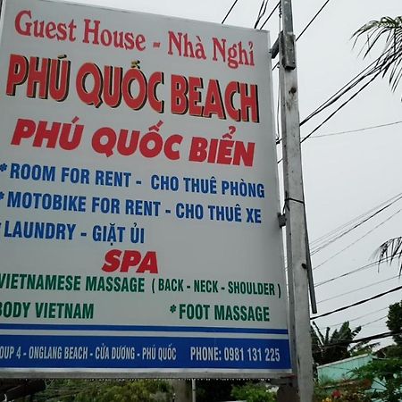 Phu Quoc Beach Guesthouse Buitenkant foto