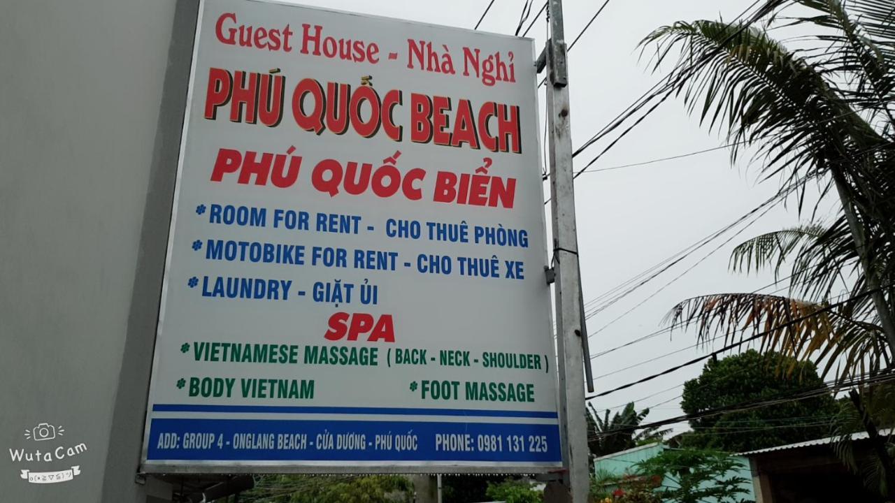Phu Quoc Beach Guesthouse Buitenkant foto
